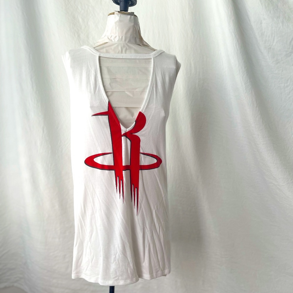 NWT Express Houston Rockets Womens tank top Sz L